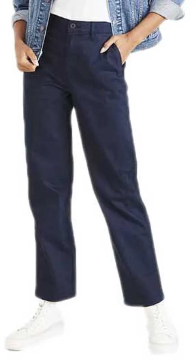 Dockers Mid Waist Broek Blauw 26 Man