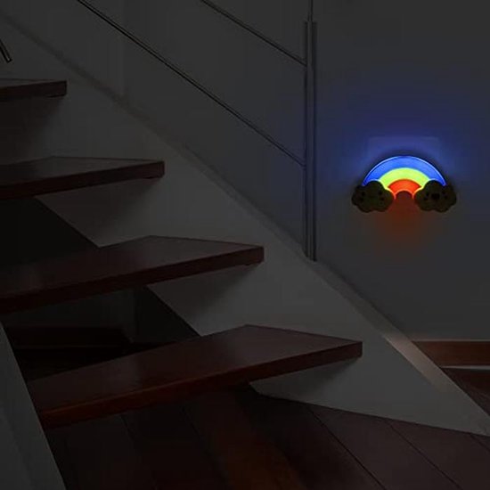 Nachtlampje met Schemersensor voor Binnengebruik - Geschikt voor Hal, Trap en Kinderslaapkamer - 2 Stuks — afbeelding 3