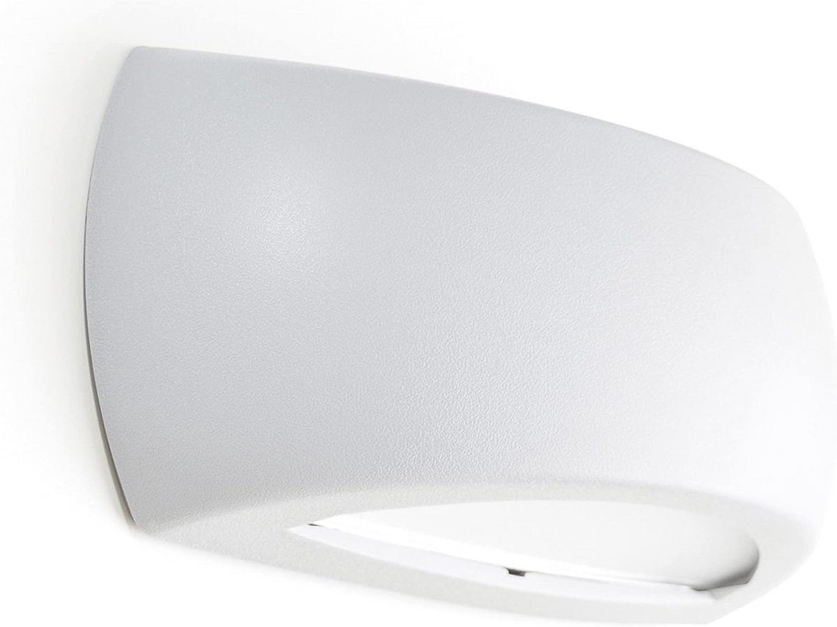 Moderne Buiten Wandlamp Wit IP66 voor Terras en Gevel