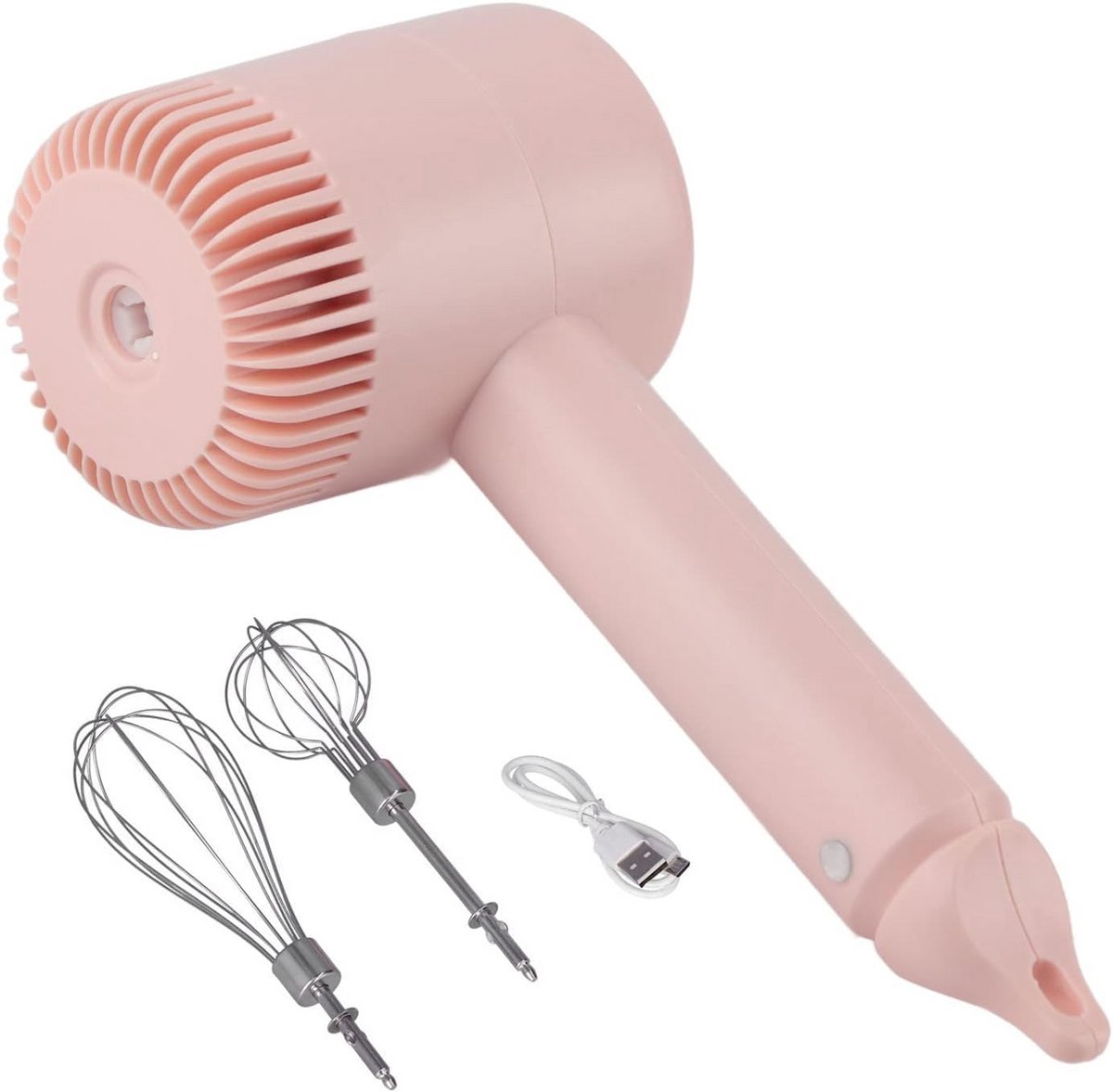 Draadloze Handmixer - Elektrische Garde voor Beslag, Slagroom en Eieren - USB Oplaadbaar met 3 Snelheden