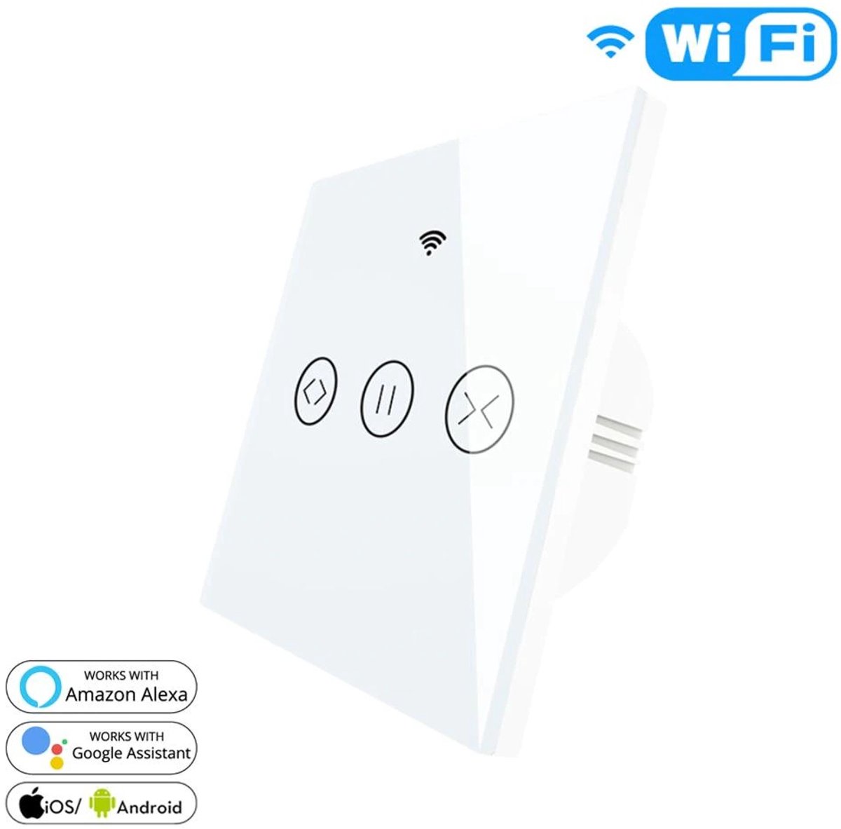 Slimme Wifi Schakelaar voor Rolluiken, Zonneschermen en Screens – met Percentagefunctie
