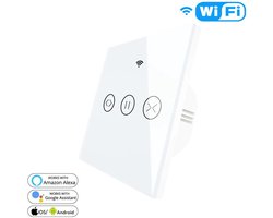 Slimme Wifi Schakelaar voor Rolluiken, Zonneschermen en Screens – met Percentagefunctie