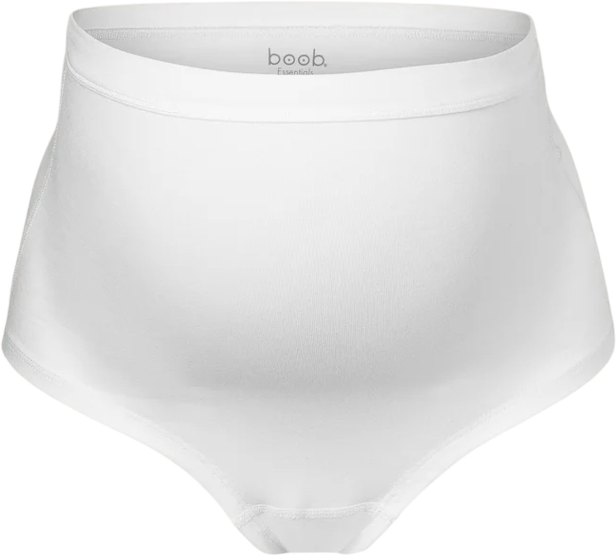 Boob Design - Essential Zwangerschapsslip - Met Hoge Taille – Biokatoen – Wit – Maat M