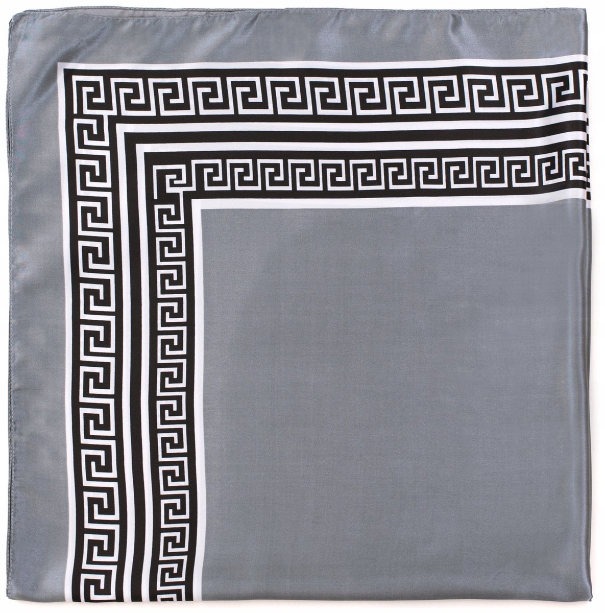 Griekse Sjaal Ancient Times - Grijs, 90x90cm