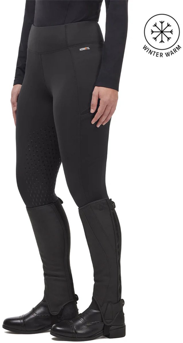 Kerrits Thermo Tech 2.0 Full Leg Tight Zwart S
