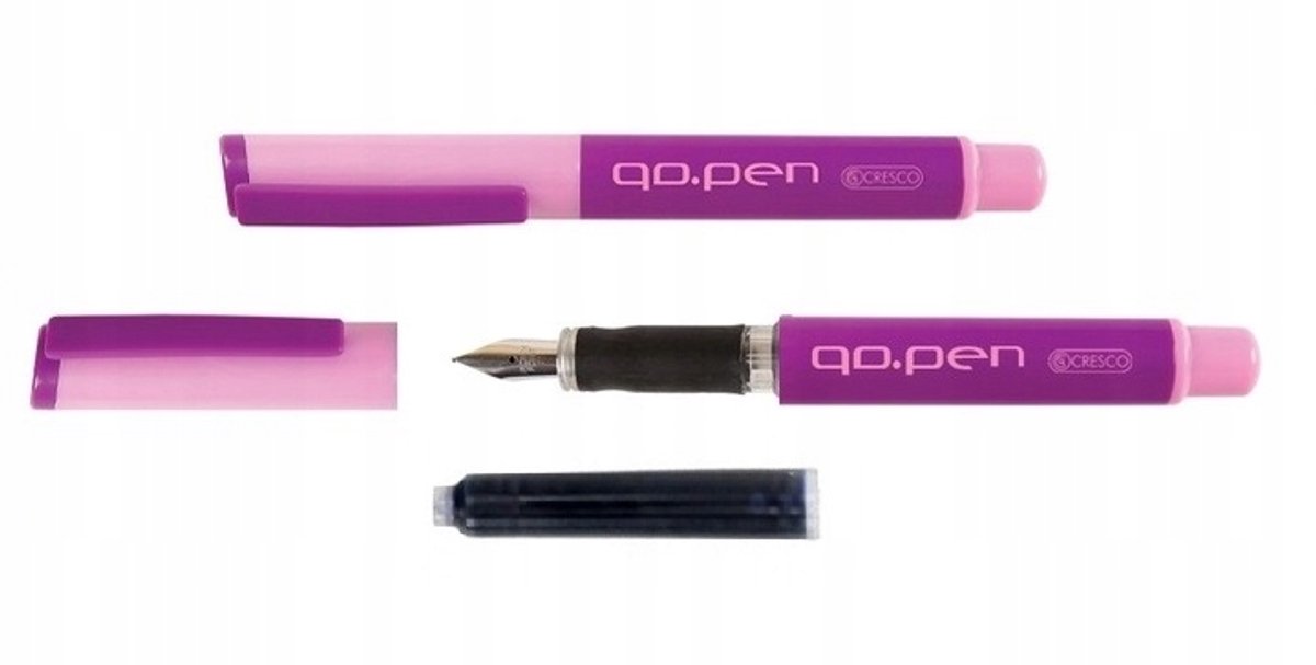 Cresco GO PEN Vulpen - Fioletig, Ergonomisch, Iridium Punt