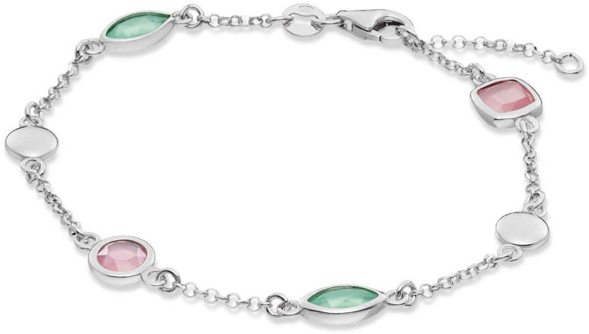 Glow 104.0623.19 Pure Nature Dames Armband - Schakelarmband