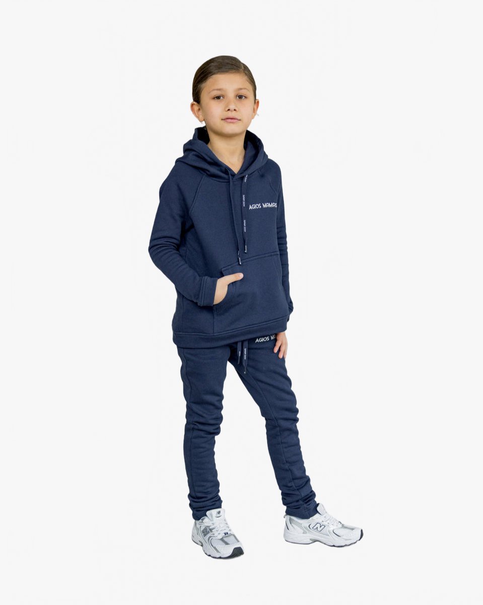 Basic Hoodie Unisex - 100% katoen 340 GSM - Regular Fit - Maat 98-104 -