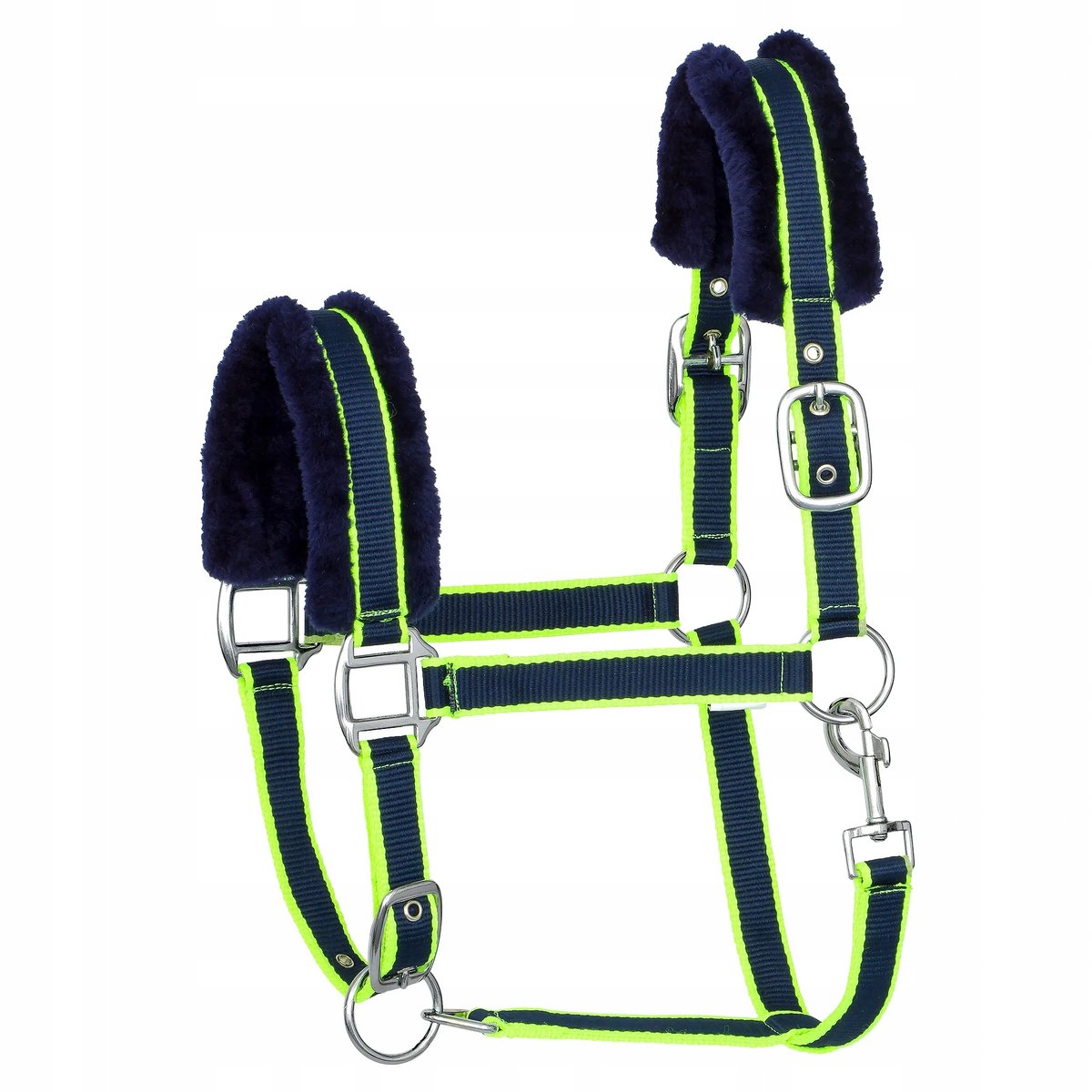 Kantar START NTF met fleece - Blauw/Neon Groen - Maat Cob