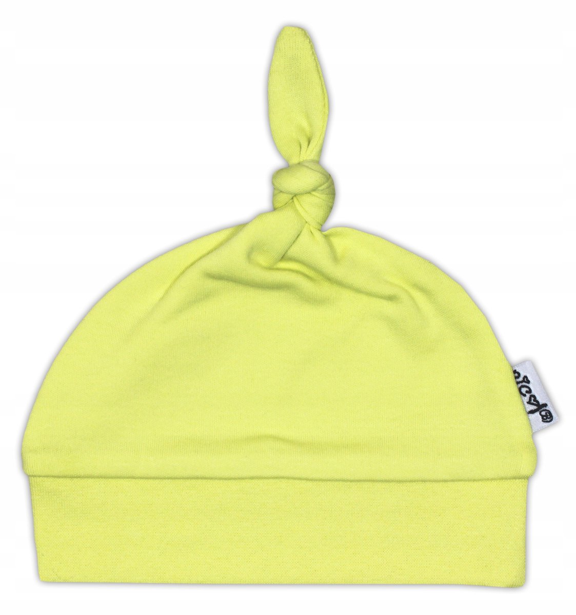 Nicol Baby Muts met Knoop - Maat 62 - Limonko Groen