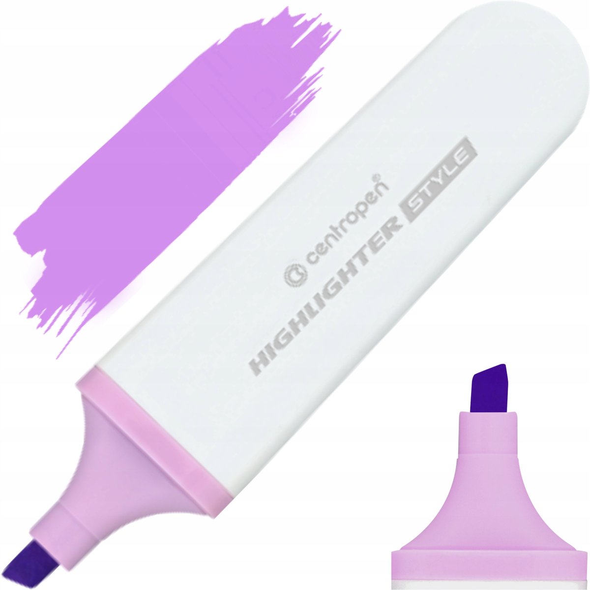 Centropen Style Soft Pastel Paars Marker - Vlotte Pastel Kleur