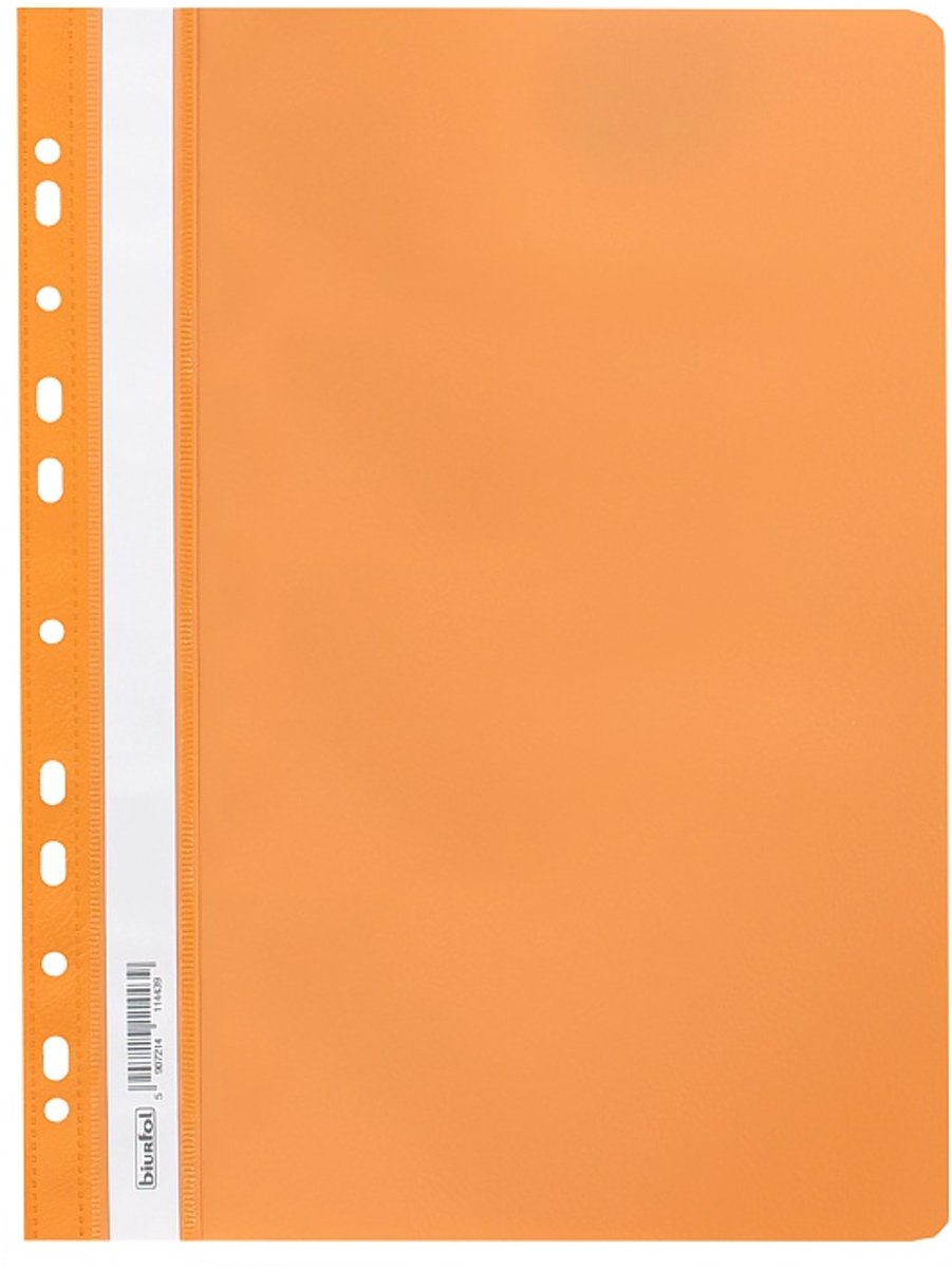 Biurfol PP Sorter A4 Oranje - Perforatie & Hangmap Functionaliteit