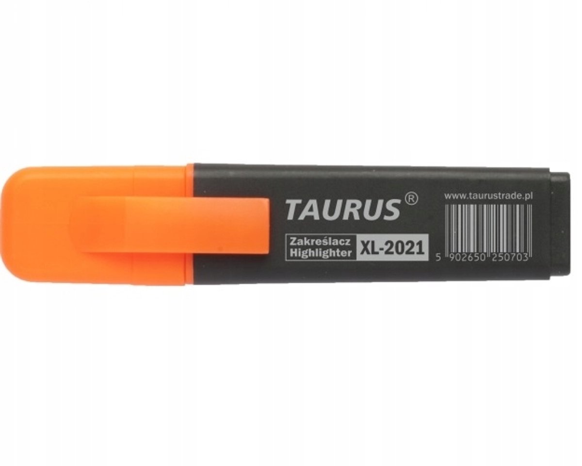 Oranje Fluorescerende markeerstift 1-5mm - Schuin Afgesneden Punt