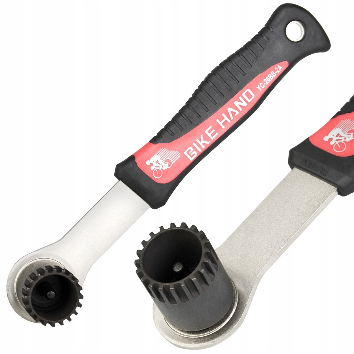 Bike Hand YC-26BB-2A Vierkante As/Octalink Trapas Sleutel met Handvat