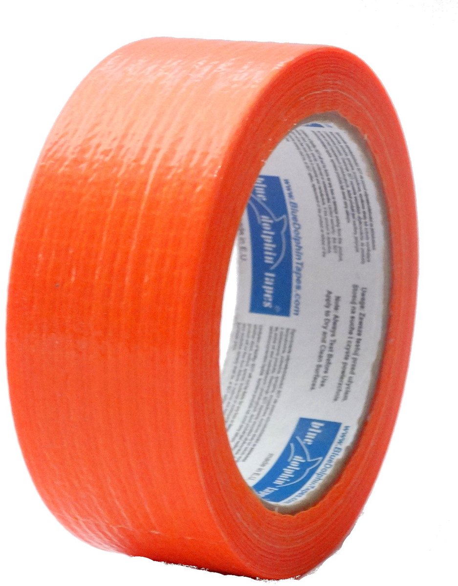 Blue Dolphin PVC Schilder/Stukadoor Tape 38mm x 20m - UV-bestendig