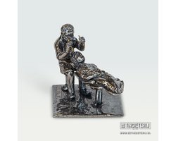 Beeldje Tandarts - Luxe geschenk - jubileum tandarts - cadeau tandartspraktijk - beroepen beeldje - Ambacht
