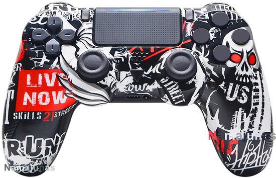 Namajunas - Draadloze Controller geschikt voor PS4/Pro/Slim/PC - Bluetooth gamepad - Geschikt voor Playstation 4 -Zes-assige sensor - LED-lichtbalk en touchscreen-functionaliteit - Audio Jack Input - Gaming Accesoires