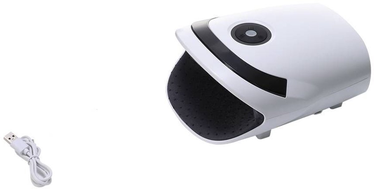 Handmassage-apparaat met oplaadbare batterij, met compressie- en verwarmingsfuncties; een perfect kerstcadeau voor zowel mannen als vrouwen.