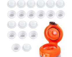 Vervangende kleppen voor Waterfles - BPA-vrije siliconen klep - Accessoires voor Flesdeksel - Compatibel met 32oz Gatorade Knijpfles - 30oz GX Waterfles - Set van 10