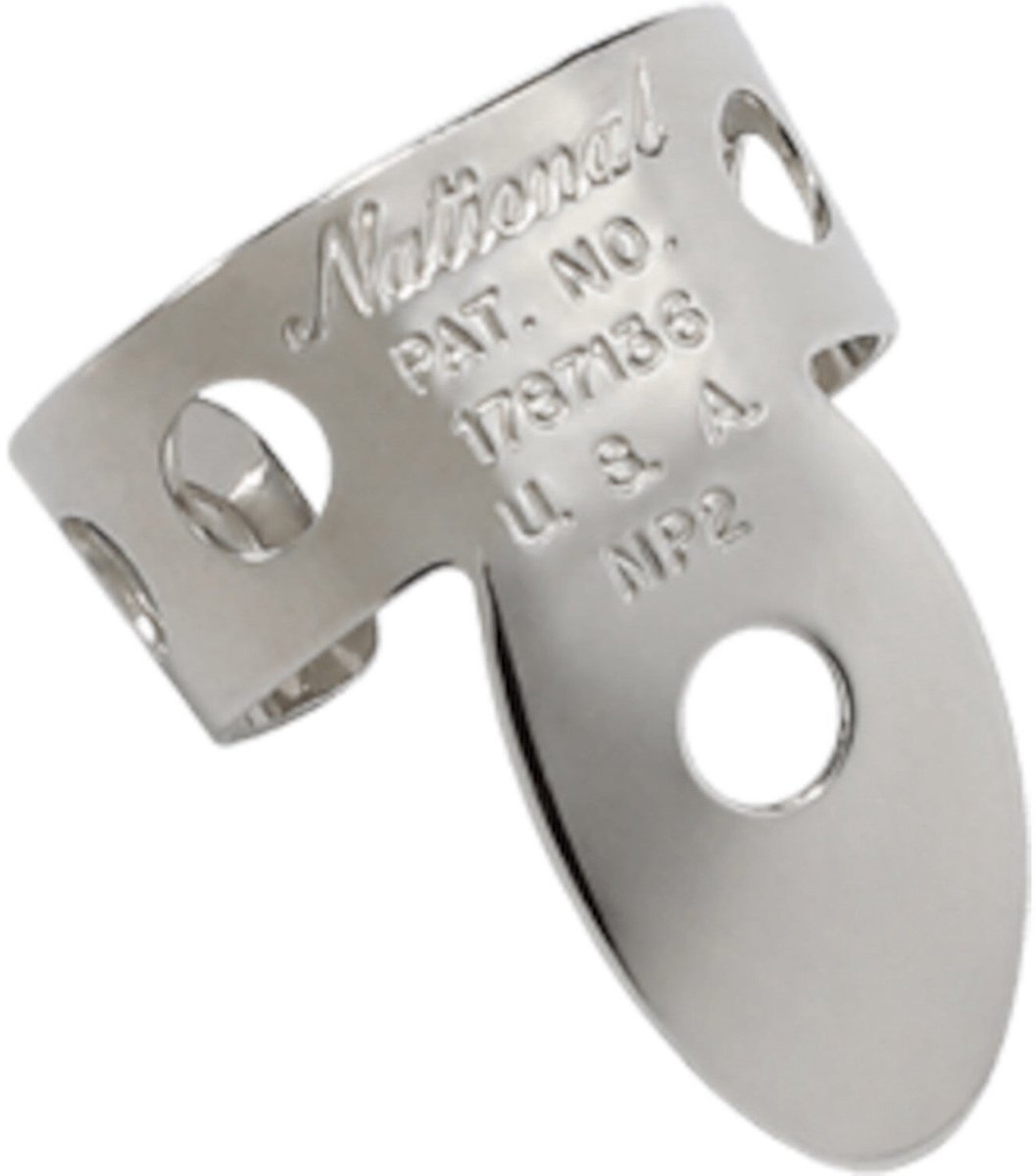 National - Nickel - Vinger plectrum - 4-pack