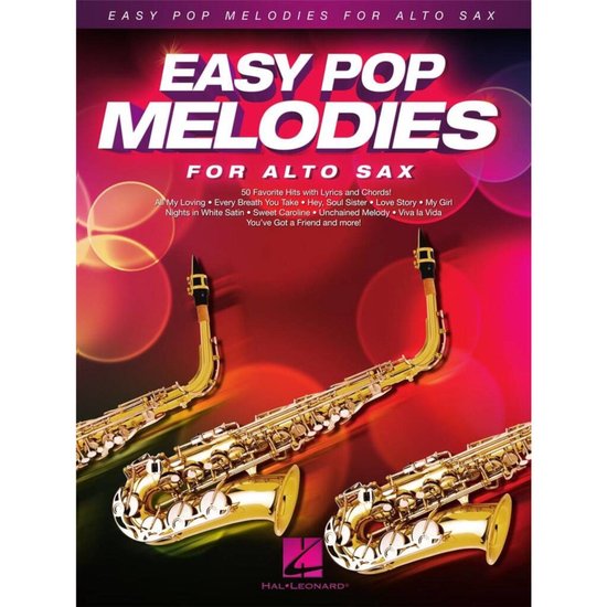 Easy Pop Melodies - for Alto Sax