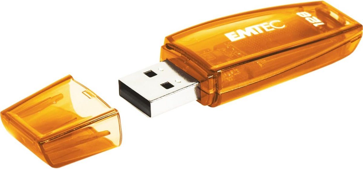 USB-stick 128 GB Type A Oranje Hoogwaardige Geheugenstick