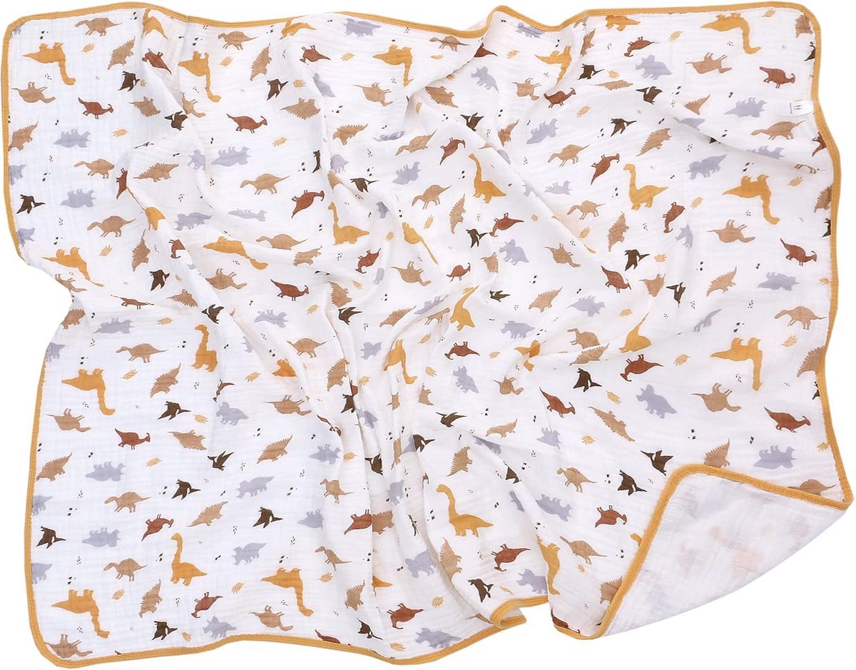 Stunq® Zomerse Ademend Katoenen Babydeken voor Kinderen - Lichtgewicht en Zacht 110 x 150 cm