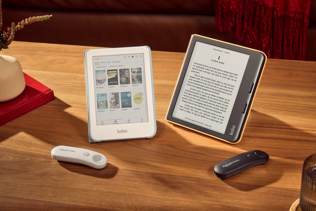 Kobo Remote - afstandsbediening voor Kobo eReader - 2 knoppen - Bluetooth - Wit – foto 2