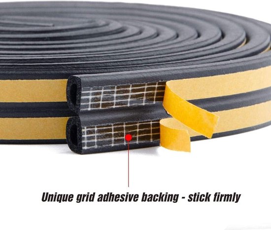 Afdichtingstape, zelfklevend, voor deuren en ramen, 6 mm (B) x 3 mm (D)/18 m, schuimtape Afdichtingstape, zelfklevend, voor deuren en ramen, 6 mm (B) x 3 mm (D)/18 m, schuimtape