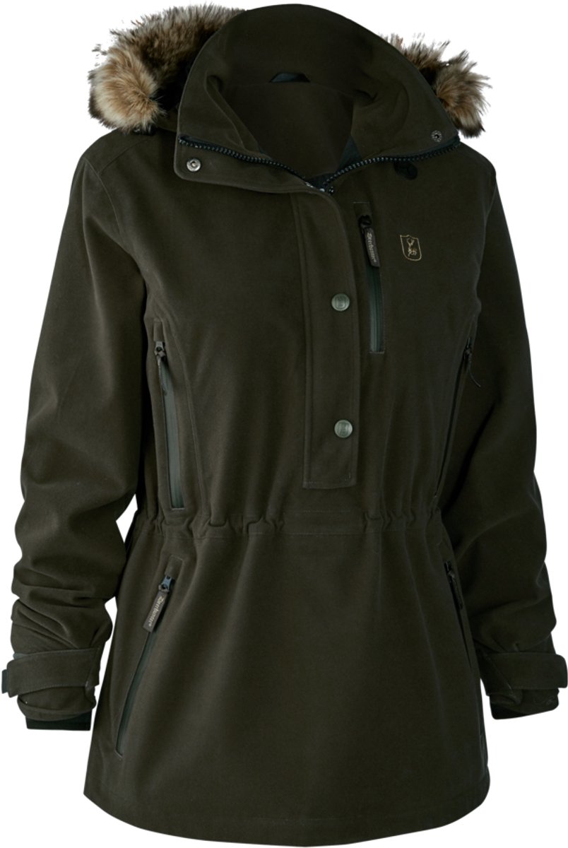 Deerhunter Lady Gabby Smock Outdoorjas Anorak Damesjas Groen