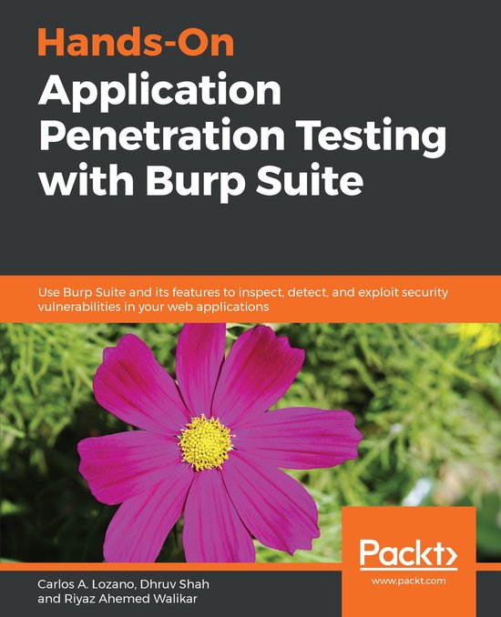 Hands-On Application Penetration Testing with Burp Suite - cover