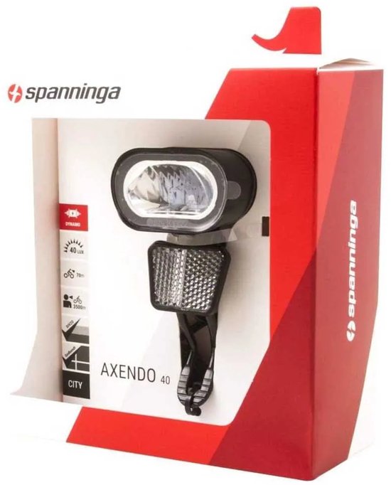 Spanninga Axendo 40 XDOc - fiets koplamp — afbeelding 2