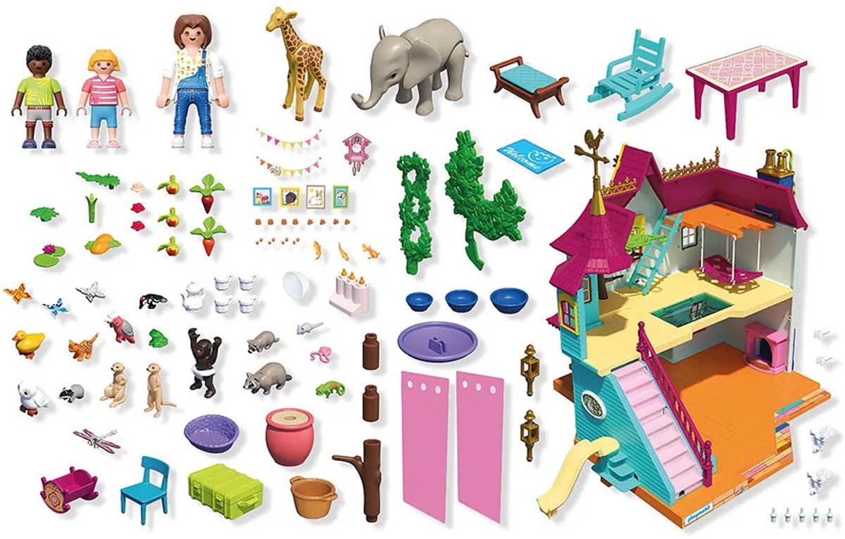 PLAYMOBIL Animals & Friends: Colourful Animal Mansion - 71852 — afbeelding 15