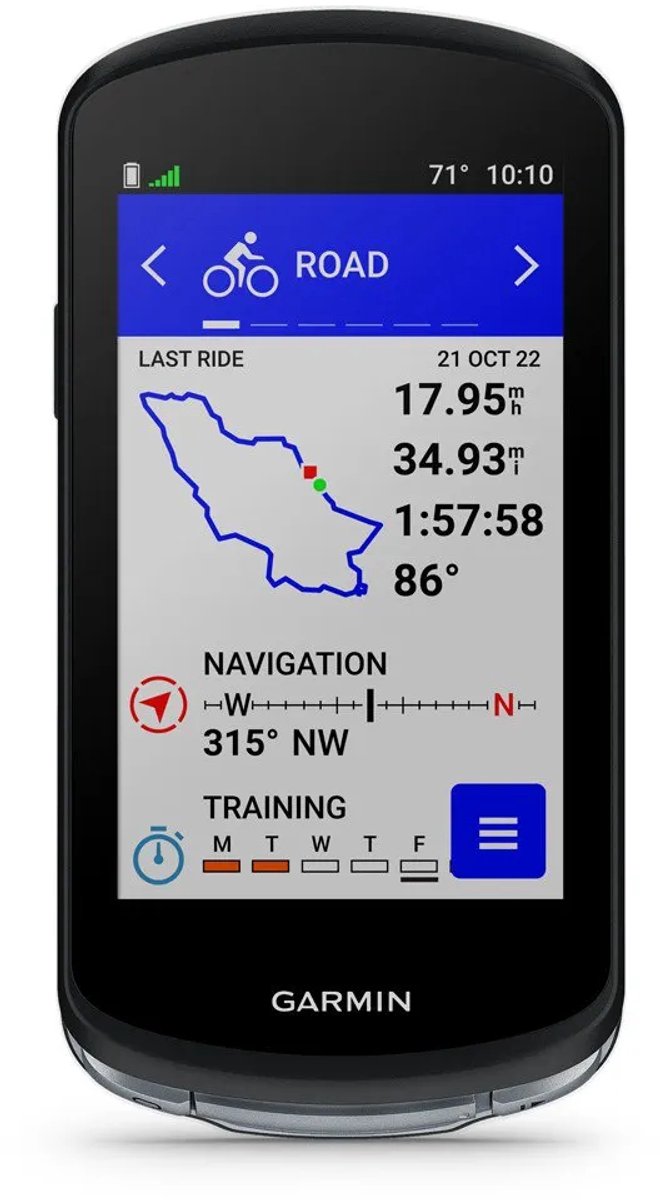 Garmin Edge 1040 Fietscomputer - GPS Fietscomputer - Touchscreen - Multi-Band GPS - Europa Kaarten - Tot 30 Uur Batterij thumbnail 2