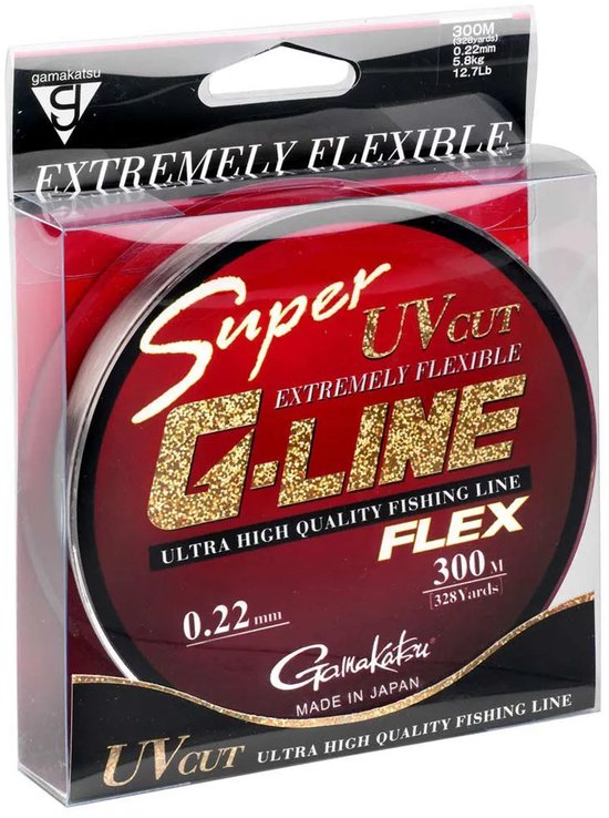 Gamakatsu Super G-line Flex Monofilament 300 M Transparant 0.330 mm van Gamakatsu — afbeelding 4