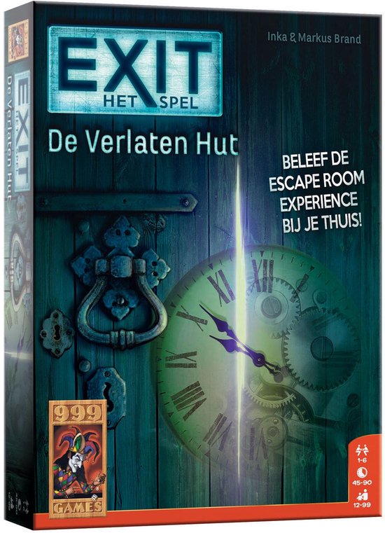 999 Games - EXIT - De Verlaten Hut - Breinbreker - Escape Room Spel