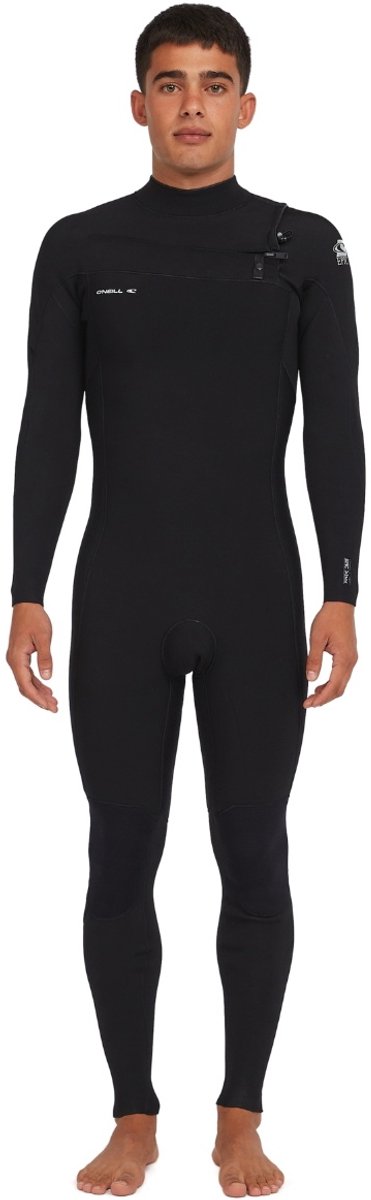2026 O'Neill Heren Epic 5/4mm Borst Ritssluiting Wetsuit - Black