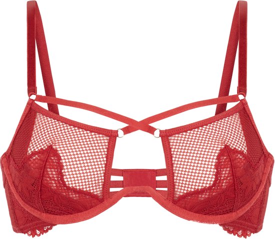 Soutien-gorge à armatures sans rembourrage Hunkemöller Milana Rouge D80