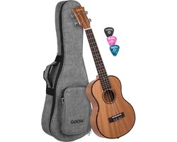 Cascha HH 2048 premium tenor ukelele met tas en plectra