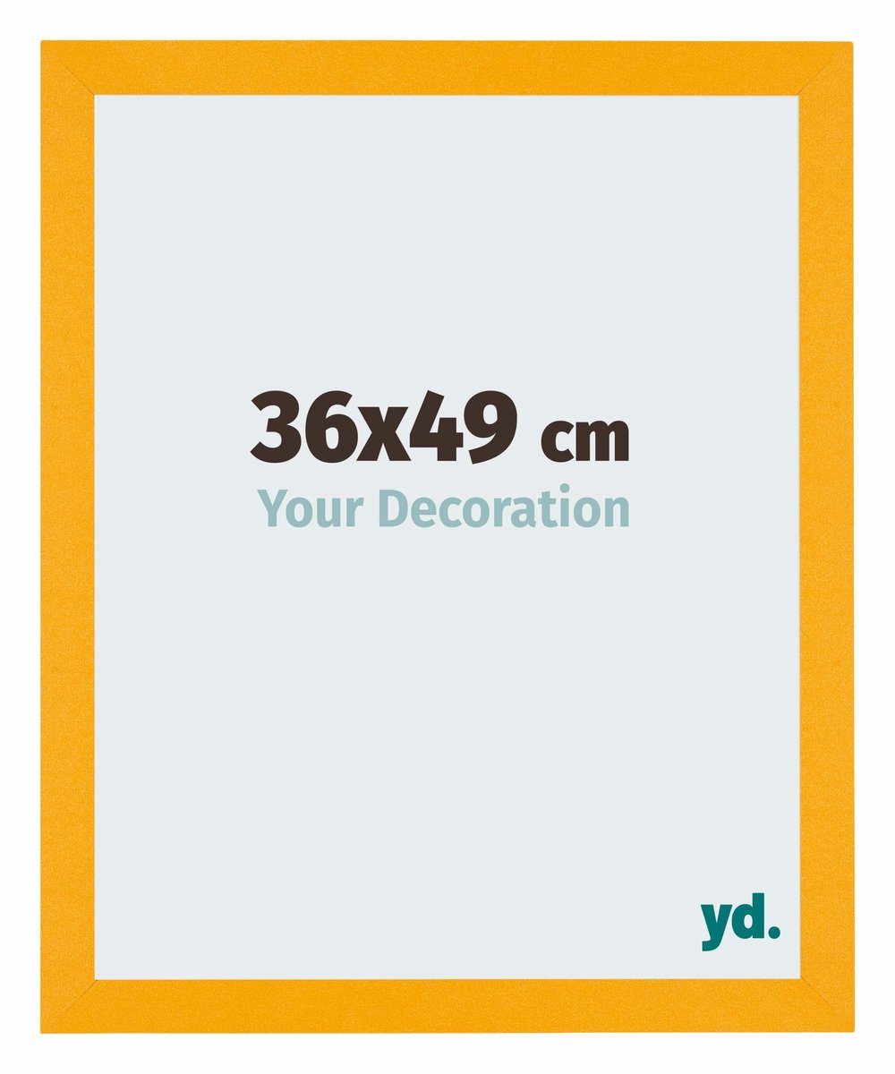 Your Decoration - Puzzellijst 36x49 cm - Geel - Puzzellijst 500-1000 stukjes - MDF Fotolijst - Mura