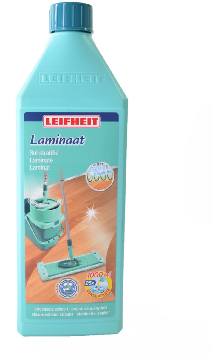 Leifheit Laminaatreiniger - 2 x 1 liter - Voordeelverpakking