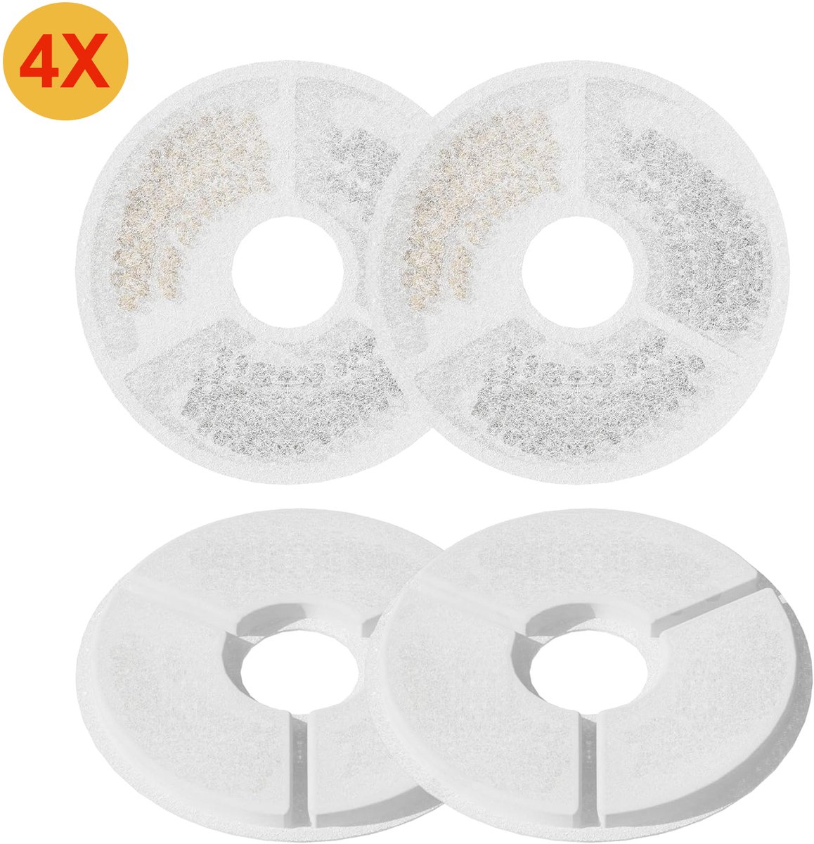 PUPPY KITTY Drinkfontein Filters - Kattenfontein filters - Premium kwaliteit - 4 Stuks - Voor Katten En Honden - Universeel