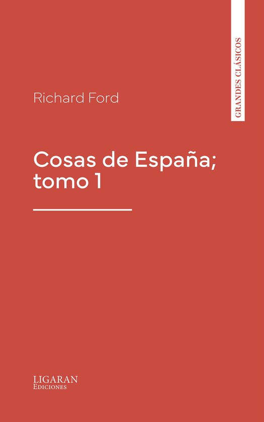 Cosas de España; tomo 1 - cover
