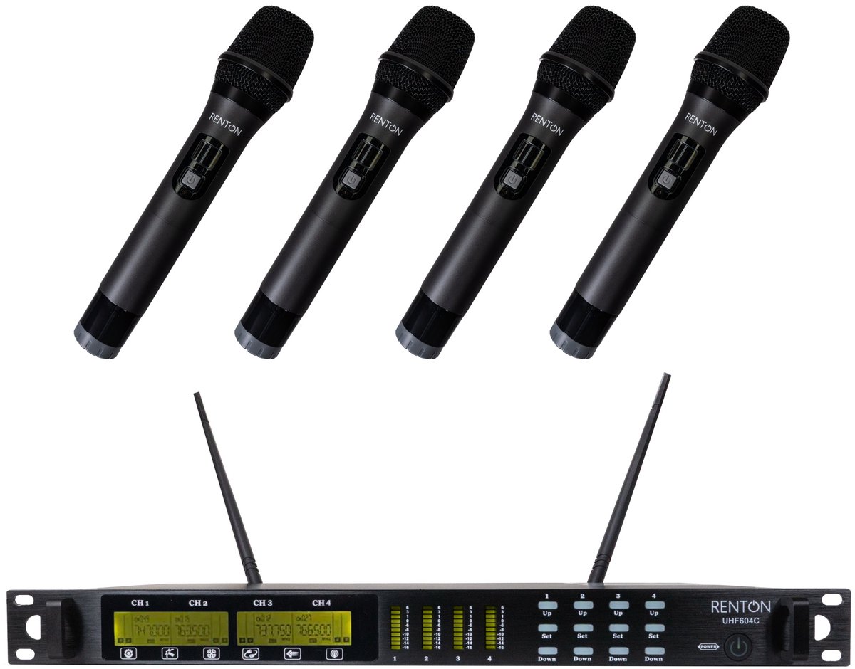 Renton Pro Wireless Microphone (4 channels)