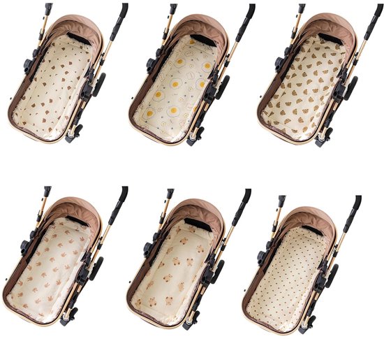 Ademend Verdict Kinderwagenkussen - Comfortabel Beschermend Pad voor Kleintjes（34*74cm） van Merkloos — afbeelding 3