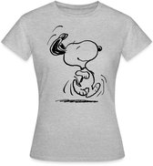 Peanuts Snoopy Rennen T-Shirt Dames