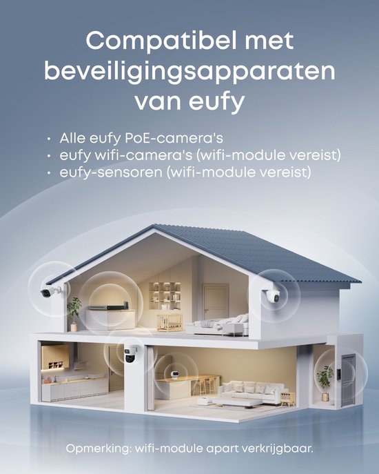 eufy NVR S4 - Network Video Recorder –8 tot 16 kanalen, Lokale AI, Gratis Videozoekfunctie, 24/7 Opname - Bedraad van Eufy — afbeelding 4