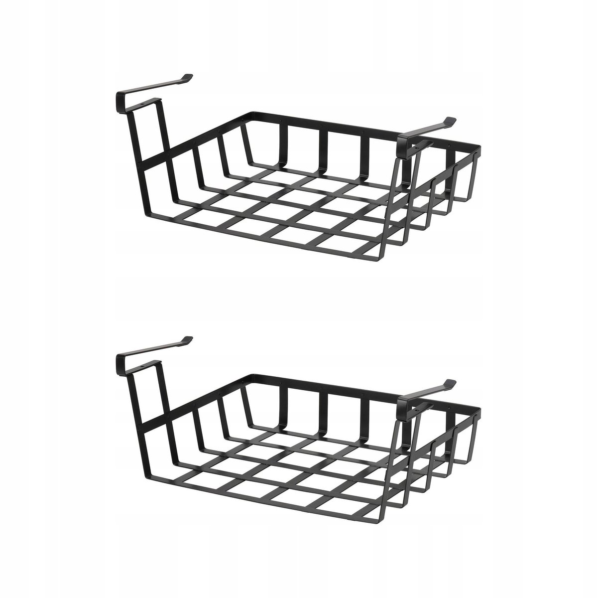 2x PÅLYCKE Antraciet Opbergmand met Klem 36x26x14 cm