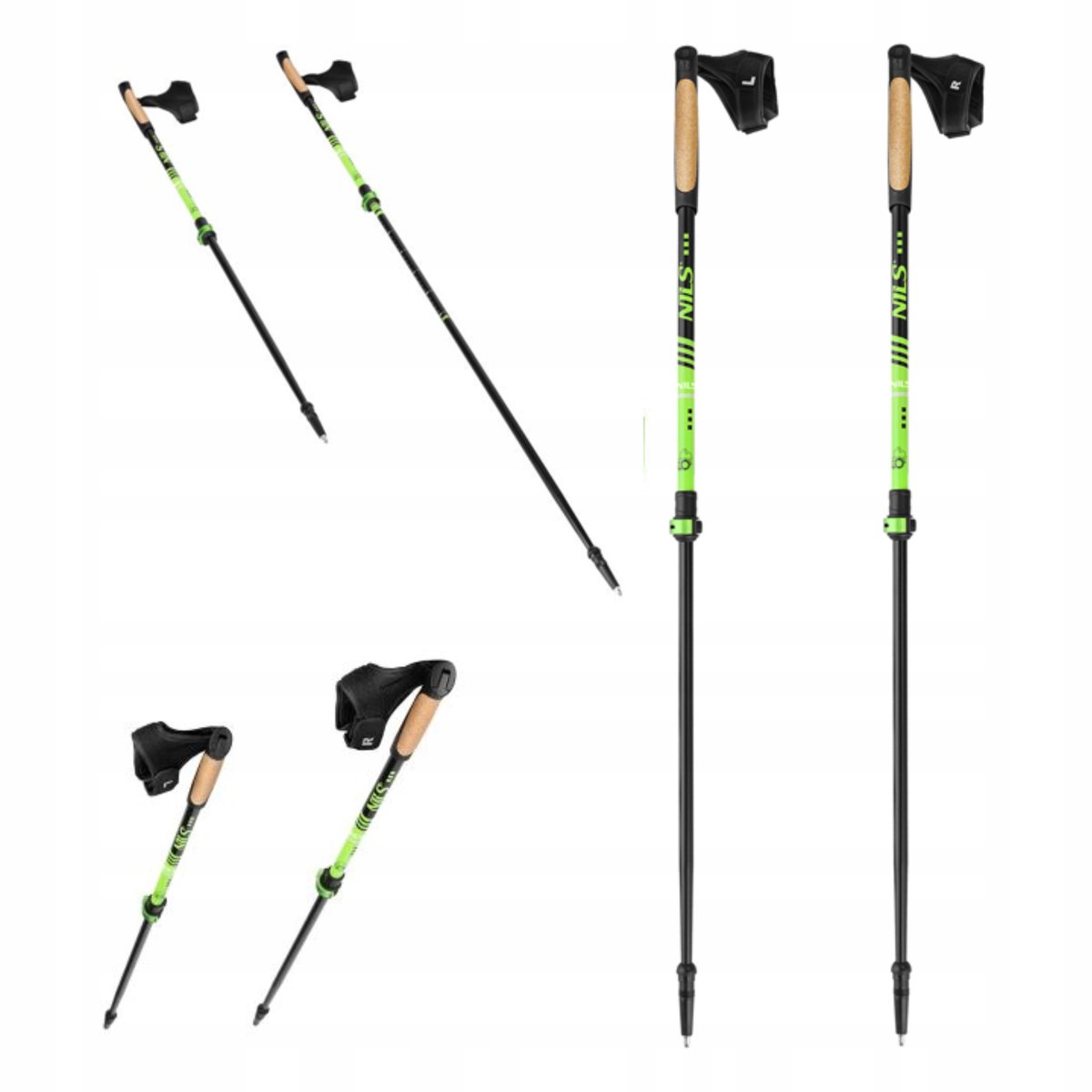 Markless Nordic Walking-stokken - Verstelbaar aluminium