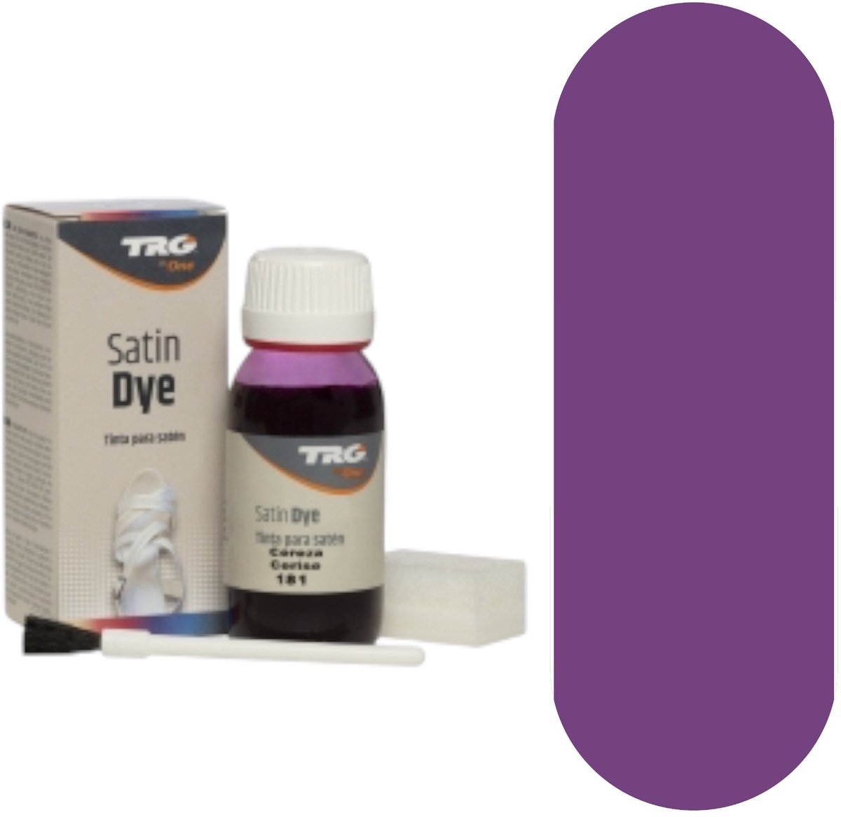 TRG Satin Dye - 182 Deep Purple - 50ml